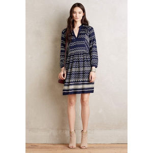Anthropologie Holding Horses Navy Farica Dress